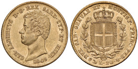 ITALIA Carlo Alberto (1831-1849) 20 Lire 1849 G - Nomisma 665 AU
SPL+