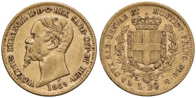 ITALIA Vittorio Emanuele II (1849-1861) 20 Lire 1859 G - Nomisma 758 AU
BB