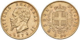 ITALIA Vittorio Emanuele II (1861-1878) 20 Lire 1876 R - Nomisma 866 AU
qSPL/SPL+