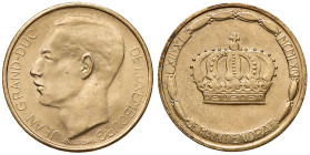 LUSSEMBURGO Principe Jean (1964-2000) 20 Franchi 1964 - Varesi 565 AU
FDC