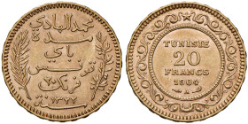 TUNISIA Muhammad Al-Hadi Bey (1902-1906) 20 Franchi 1904 - Varesi 700 AU
SPL/SPL+