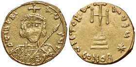 § BISANZIO Tiberio III (698-706) Solido - Sear 1360 AU (g 3,91) Per questo lotto non si effettuano pratiche di esportazione (come per tutti i lotti co...