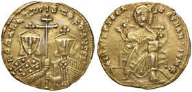 § BISANZIO Costantino VII con Romano (913-959) Solido - Sear 1746 AU (g 4,54) Per questo lotto non si effettuano pratiche di esportazione (come per tu...
