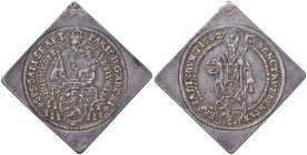 AUSTRIA Salisburgo Paris von Lodron (1619-1653) 1/4 Reichstalerklippe 1642 - Probszt 1275 AG (g 7,00) Saldatura rimossa. Removed mount.
BB