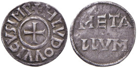 FRANCIA Ludovico il Pio (814-840) Denaro - Depeyrot 609 AG (g 1,54)
BB