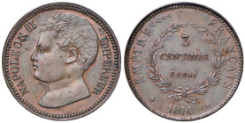 FRANCIA Napoleone II (1811-1832) 3 Centesimi 1816 Essai - Gad. 114 CU (g 4,33)
SPL