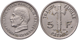FRANCIA Stato francese 5 Franchi 1941 - Gad. 764 CU-NI (g 4,07) R
SPL