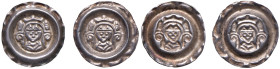 GERMANIA Hartman II (1250-1286) Brakteat - Berger 2646 AG (g 0,73 + 0,74) Lotto di due esemplari. Two coins lot.
SPL
