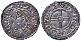 INGHILTERRA Anglosassone Cnut (1016-1035) Penny - S. 1159 AG (g 1,13) Ottimo esemplare. Very fine specimen.
SPL-FDC