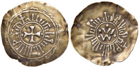 § AMALFI Guglielmo Duca di Puglia (1111-1127) Tarì - MIR 29 AU (g 0,98) RRRR Moneta di estrema rarità, oltretutto in altissima conservazione per la ti...