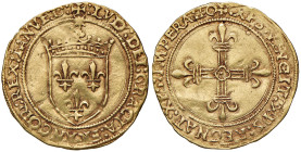GENOVA Luigi XII Re di Francia (1508-1512) Scudo d'oro del Sole - MIR 153 AU (g 3,39) RR
BB/M.di BB