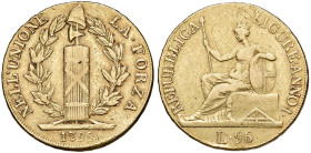 GENOVA Repubblica Ligure (1798-1805) 96 Lire 1798 - MIR 375/1 AU (g 25,07) R
qBB