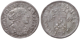 LOANO Violante Doria Lomellini (1654-1671) Luigino 1667 - MIR 414 AG (g 2,12) R
qSPL/SPL