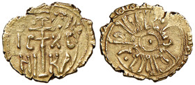 MESSINA Ruggero II monetazione col titolo di Re (1130-1140) Tarì - MIR 22 AU (g 1,41)
BB+