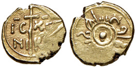 MESSINA Enrico VI (1194-1197) Multiplo di Tarì - MIR 50 AU (g 2,00) R
BB