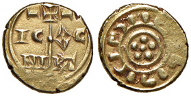 MESSINA Federico II (1197-1250) Multiplo di Tarì - MIR 69 AU (g 1,81) R
BB-SPL
