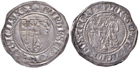 NAPOLI Carlo II d'Angiò (1285-1309) Saluto - MIR 23 AG (g 3,30) NC Usuali debolezze, ma bell'esemplare. Usual weaknesses, nonetheless a fine example....