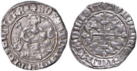 NAPOLI Roberto d'Angiò (1309-1343) Gigliato - MIR 28 AG (g 3,92) Debolezze. Weaknesses.
BB-SPL