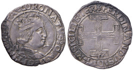 NAPOLI Ferdinando I d'Aragona (1458-1494) Coronato sigla C - MIR 68/12 AG (g 3,93)
BB