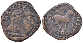 NAPOLI Ferdinando I d'Aragona (1458-1494) Cavallo - MIR 85/8 CU (g 2,22)
BB