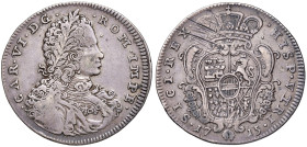 NAPOLI Carlo VI (1711-1734) Mezzo ducato 1715 - Magliocca 86 AG (g 10,70) NC
BB