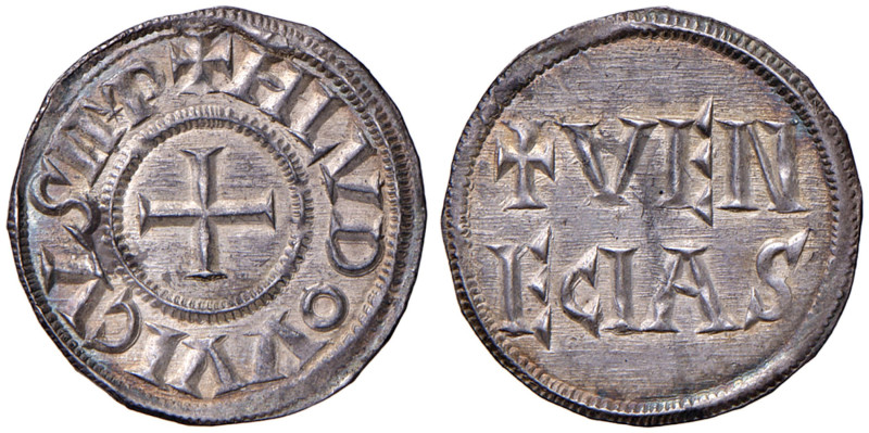 VENEZIA Ludovico I il Pio, Re dei Franchi e Imperatore (814-840) Denaro - Pa. 2 ...