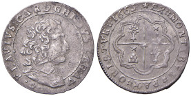 Alessandro VII (1655-1667) Avignone - Luigino 1665 - Munt. 46 AG (g 2,14) RR Segni al D/. Marks on obverse.
qBB-BB