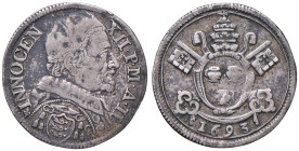 Innocenzo XII (1691-1700) Avignone - Dodicesimo di Scudo 1693 - Munt. 128 AG (g 1,86) R
BB
