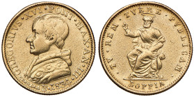Gregorio XVI (1831-1846) Bologna - Doppia 1834 - Nomisma 349 AU (g 5,27) R
MB/BB