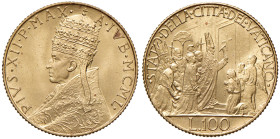 Pio XII (1939-1958) 100 Lire 1950 - Nomisma 946 AU
FDC