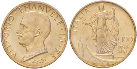 Vittorio Emanuele III (1900-1946) 100 Lire 1933 - Nomisma 1058 AU R Perizia Bazzoni Angelo FDC. Graded FDC by Angelo Bazzoni.
FDC