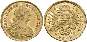 AUSTRIA Francesco I (1745-1765) Ducato 1756 - Herinek 78 AU (g 3,46) R
qFDC