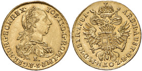 AUSTRIA Giuseppe II (1765-1790) Ducato 1781 Karlsburg - Fr. 201 AU (g 3,46) R
SPL-FDC