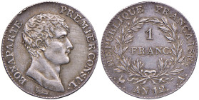 FRANCIA Napoleone Console (1799-1804) Franco AN. 12 A - KM 648.1 AG (g 5,06) Minimi segnetti. Minor marks.
SPL