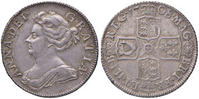 INGHILTERRA Anna (1702-1714) Shilling 1708 - KM 523 AG (g 5,97) R
qSPL