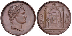 FRANCIA Napoleone Imperatore Medaglia 1804 Galleria di Apollo nel Museo Napoleone (Louvre). D/ Testa giovanile laureata verso destra, sotto al collo:A...