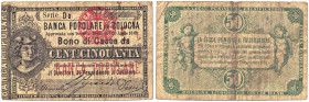 Banca Popolare di Bologna 50 Centesimi del 20/04/1865 "Gav. Boa vol III 06.0713.2"
m.BB