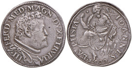 FIRENZE Ferdinando I de' Medici (1587-1609) Testone 1590 - MIR 228/3 AG (g 9,12) RR
BB