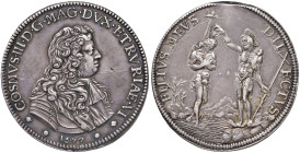 FIRENZE Cosimo III de' Medici (1670-1723) Piastra 1677 - MIR 326/4 AG (g 31,27)
qSPL