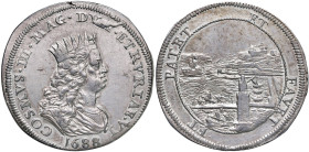 LIVORNO Cosimo III de' Medici (1670-1723) Tollero 1688 - MIR 64/8 AG (g 27,06) R
qSPL/SPL