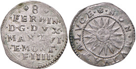MANTOVA Ferdinando Gonzaga (1612-1626) Da 8 Soldi - MIR 612 MI (g 2,22) Ottima conservazione e argentatura ancora praticamente integra per questa tipo...