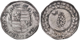 MANTOVA Assedio Austro-Spagnolo (1629-1630) Mezzo Scudo del fiore 1629 - MIR 666 AG (g 14,75) RRR Notevole conservazione per la tipologia. Remarkable ...