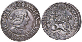 MILANO Galeazzo Maria Sforza (1468-1476) Testone - MIR 201/2 AG (g 9,56)
BB+/qSPL