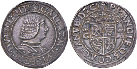 MILANO Galeazzo Maria Sforza (1468-1476) Mezzo testone - MIR 202/3 AG (g 5,01) RR Esemplare di eccezionale qualità, corredato da una magnifica patina ...