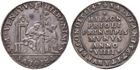 VENEZIA Gerolamo Priuli (1559-1567) Osella an. VIIII (1567) - Paolucci 48 AG (g 9,72) RR Ex asta Nac 53 del 2009, lotto 828. Ex Nac auction 53, 2009, ...