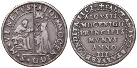 VENEZIA Alvise I Mocenigo (1570-1577) Osella an. III 1572 - Paolucci 54 AG (g 9,49) R Esemplare proveniente dall'Asta Ranieri 4 del 2012, lotto 1478. ...