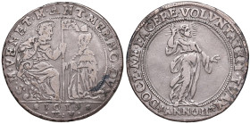 VENEZIA Marc' Antonio Memmo (1612-1615) Osella an. II 1613 - Paolucci 96 AG (g 9,39) R Residui di colla sulla moneta. Glue residues on the coin.
BB