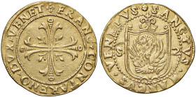 VENEZIA Francesco Contarini (1623-1624) Doppia - Paolucci 4 AU (g 6,45) RRR Lieve difetto di conio al R/. Slight die flaw on reverse.
M.di BB