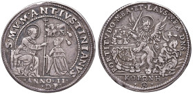 VENEZIA Marc'Antonio Giustinian (1684-1688) Osella an. II (1685) - Paolucci 168 AG (g 9,40) RR
BB+