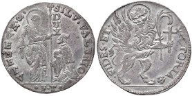 VENEZIA Silverstro Valier (1694-1700) Tallero per il Levante - Paolucci 23 AG (g 26,93) RR Lieve frattura di conio al margine, ma esemplare di notevol...